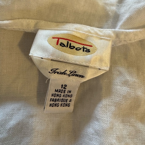 Talbots Linen Tank - Picture 3 of 3